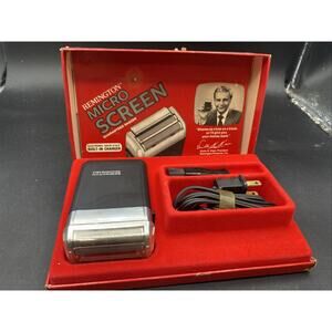 Vintage Remington Microscreen Shaver 6MF1 XLR 800 Beard Grooming Trimming